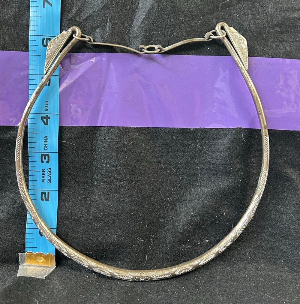 Hmong Tribal Silver Neck Ring c1940s